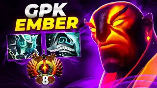 Лучшая мета для Эмбера? Абузит МИД!  — Ember Spirit GPK Dota 2