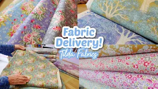 Tilda Fabric Delivery! Cotton Fabrics; Quilting, Dressmaking, Crafting! 🌸 Always Knitting & Sewing