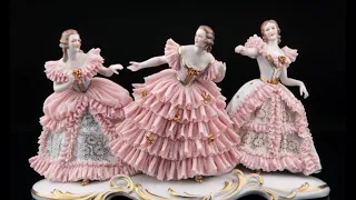 The beauty of amazing Dresden Lace Porcelain