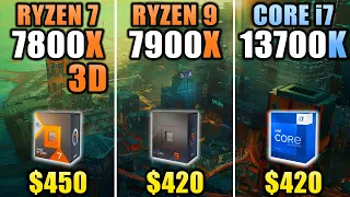 R7 7800X3D vs R9 7900X vs i7-13700K - How Much Performance Difference?