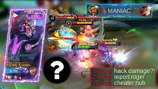 ROGER USER'S YOU MUST TRY SECRET BUILD FOR AUTO MANIAC ENEMIES! | TOP GLOBAL ROGER BEST BUILD | MLBB