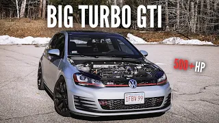 This BIG Turbo Mk7 GTI Is Too Fast!