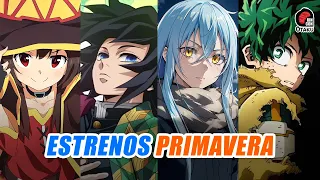 Estrenos de ANIME PRIMAVERA 2024 y donde verlos