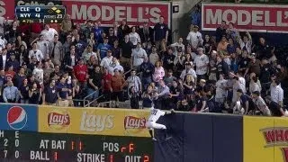 CLE@NYY: Stubbs closes the gap with a three-run homer