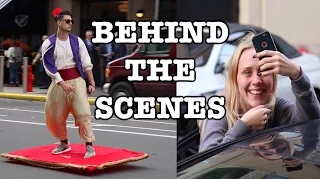 ALADDIN IN REAL LIFE; Behind The Scenes