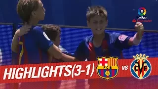 Highlights FC Barcelona vs Villarreal CF (3-1)