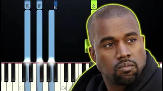 Kanye West - I Wonder (Piano Tutorial Instrumental)