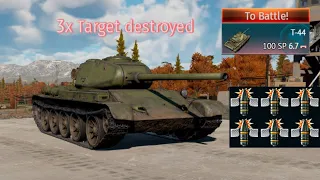 BEST SOVIET TANK 🔥 | T-44 IN WAR THUNDER | 2.25 SKY GUARDIANS