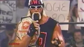 nWo Wolfpac Elite Entrance - Hogan Nash and Steiner On The Mic -1-25-99