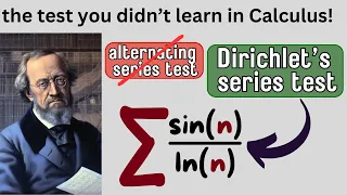 the test you didn't learn in Calculus!