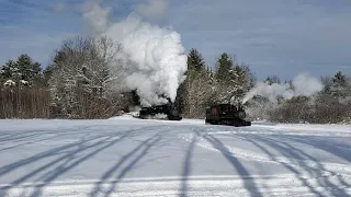 Maine Two-Foot Gauge at Arriving at Alna Center