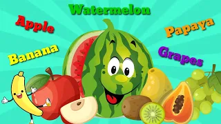 Fruit Salad Song for kids | Watermelon Song | Boo TV