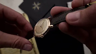 Dressing to a vintage 1950s Vacheron Constantin 4218 Teardrop Lugs