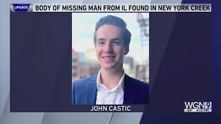 Body of missing man from Chicago area found in New York creek