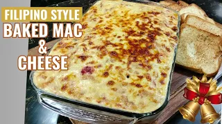 Cheesy Baked Mac & Cheese Pinoy Cheesilicious Style #bakedmacandcheese #food