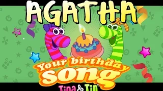 Tina & Tin Happy Birthday AGATHA (Personalized Songs For Kids) #PersonalizedSongs