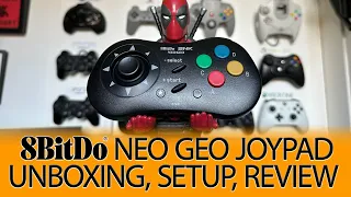 8BitDo SNK Neo Geo Wireless Controller: Amazon Product Unboxing, Installation, Play Test and Review