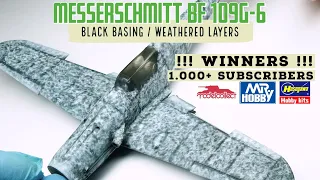 Give Away Winners and Black Basing/Weathering - Messerschmitt Bf 109-G6 1/48 from Eduard - Tamiya