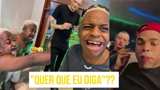 Cristian Bell apresenta Larga pra seus novos irmãos Baruel e Bakugan😂 Saiba da história de Kanário!!