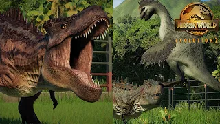 Cretaceous Predator Pack ALL CONTENT COMPILATION [4k] | Jurassic World Evolution 2