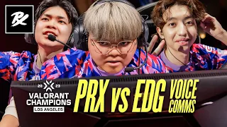 VALORANT Champions: Paper Rex vs EDward Gaming | PRX Voice Comms #WGAMING