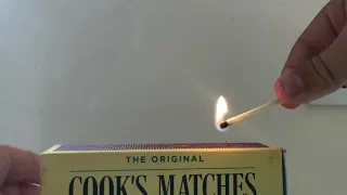 Lighting a match (SLOW-MO)