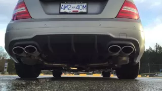 C63 AMG 507 start up and revs (stock exhaust)