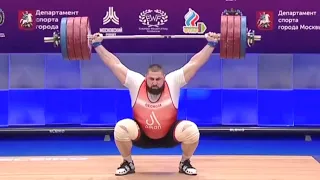 222 kg Snatch - World Record - Lasha Talakhadze / 2021 European Weightlifting
