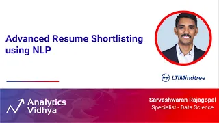 Advanced Resume Shortlisting using NLP | DataHour by Sarveshwaran Rajagopal