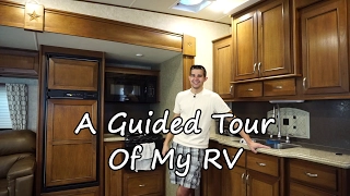 A Guided Tour Of My RV | Full Time Living In An Open Range RV