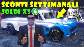 *SOLDI TRIPLI* + SCONTI | AGGIORNAMENTO SETTIMANALE GTA 5 ONLINE ITA