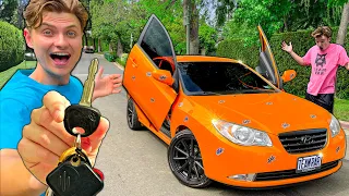 I Stole Ryan’s Car and Customized it!! ($10,000 Lambo Mods)