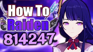 *NEW* BEST UPDATED Raiden Shogun GUIDE! All Weapons, Builds, ER vs Atk%, & Teams | Genshin Impact