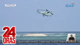 Mababang lipad ng Chinese Navy helicopter, nagpatalsik ng mga coral; 3 Pinoy sugatan | 24 Oras