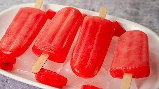 Watermelon Lolly Ice Cream | Watermelon Popsicle | Watermelon Ice Cream Recipe | Yummy