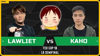 WC3 - [NE] LawLiet vs Kaho [NE] - LB Semifinal - Ted Cup 18