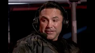 Oscar De La Hoya sounded so wasted on Triller fight