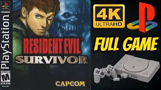 Resident Evil Survivor | PS1 | 4K60ᶠᵖˢ UHD🔴 | Longplay Walkthrough Playthrough Full Movie Game