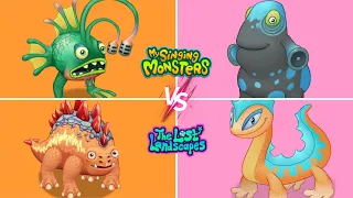 My Singing Monsters VS The Lost Landscape: Monster Sounds & Animations