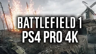Battlefield 1 PS4 Pro 4K Gameplay vs PS4 (Comparison)