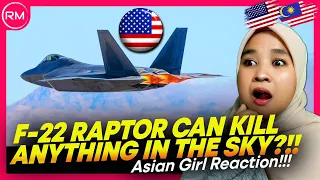 ASIAN GIRL REACT TO THE TRUE REASON WHY THE F-22 RAPTOR CAN KILL ANYTHING IN THE SKY?! WHAT?!