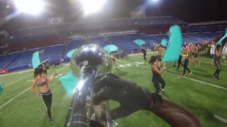 Bluecoats "jagged line" GoPro run 8/5/17  Baritone/Trombone Soloist