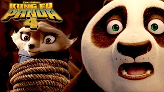 I'm Only Hungry for VENGEANCE! Po & Zhen's Tavern Brawl | KUNG FU PANDA 4