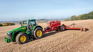 HORSCH AgroVation - CTF No-till sowing 2023 - Horsch Avatar 12.25 & John Deere 8R 410