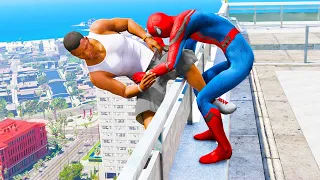 Spiderman vs Funny GTA 5 NPC's #2