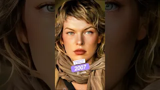 Evolução Milla Jovovich 1989 - 2024 #millajovovich #residentevil #viral #shorts #evolution