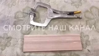 Шлифовка небольших деревянных деталей с помощью струбцины(Practical advices of furniture-maker).