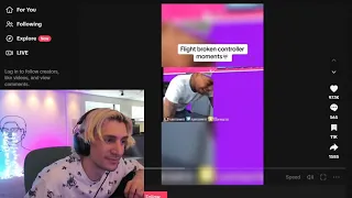 xQc reacts to Flight broken controller moments