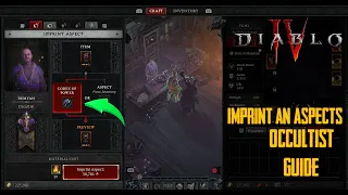 How To Imprint an Aspects with Occultist Guide - Diablo 4