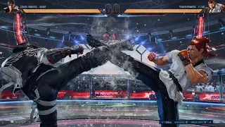 Tekken 8 Jin Kazama VS Hwoarang 4K 60FPS UHD